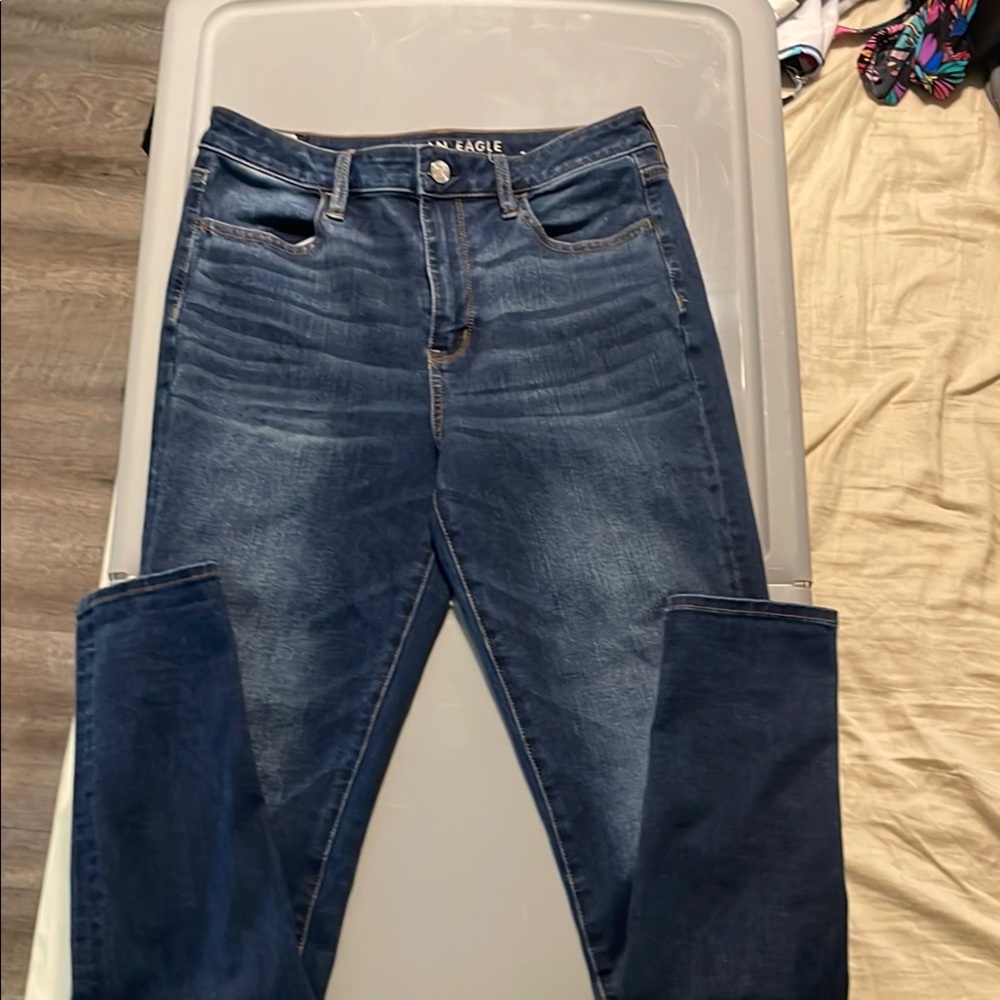 American Eagle Outfitters Women's Skinny Blue Jeans